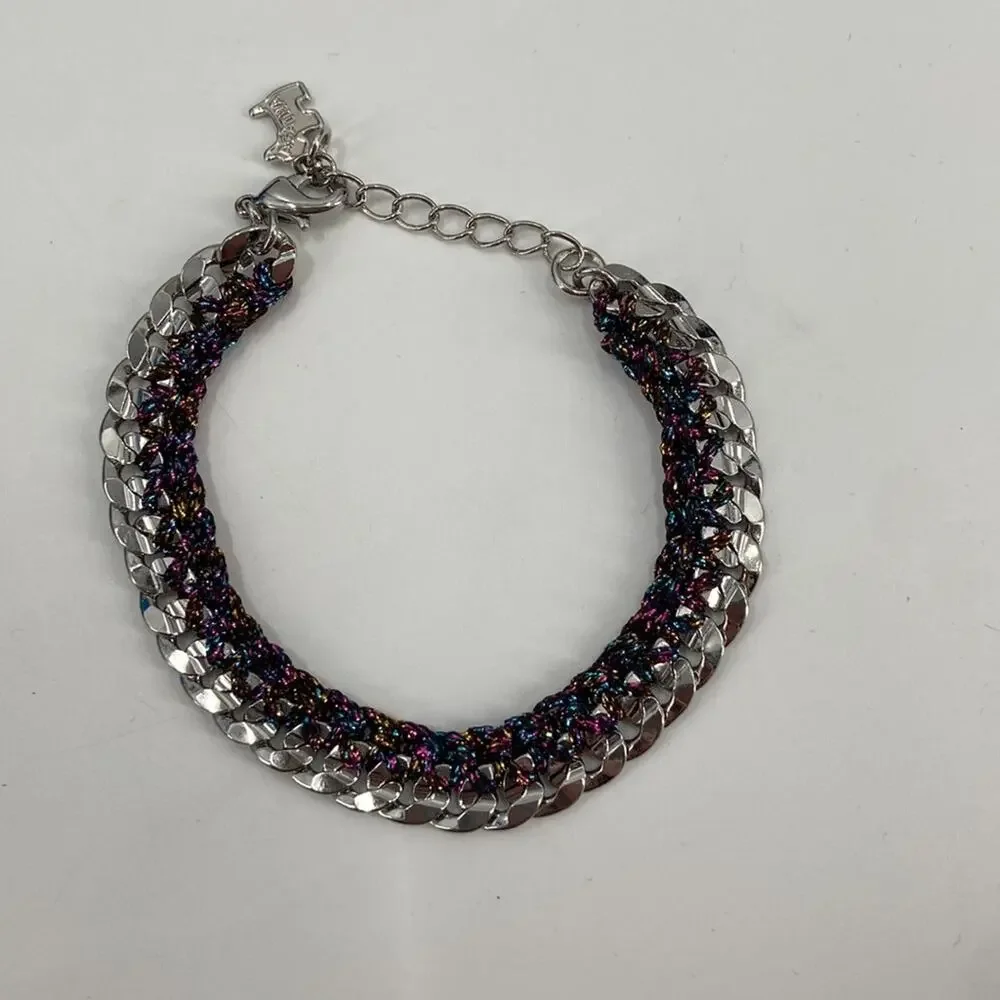 Agatha multi colored detail chain bracelet